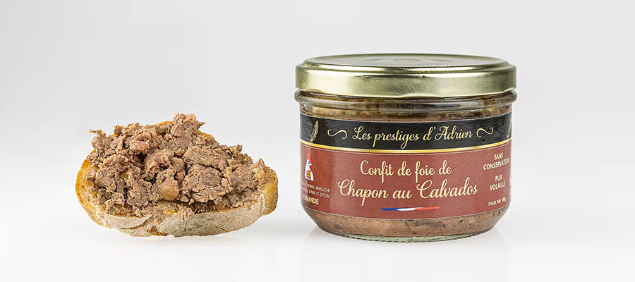Confit de foie de Chapon au Calvados Adrien & Cie