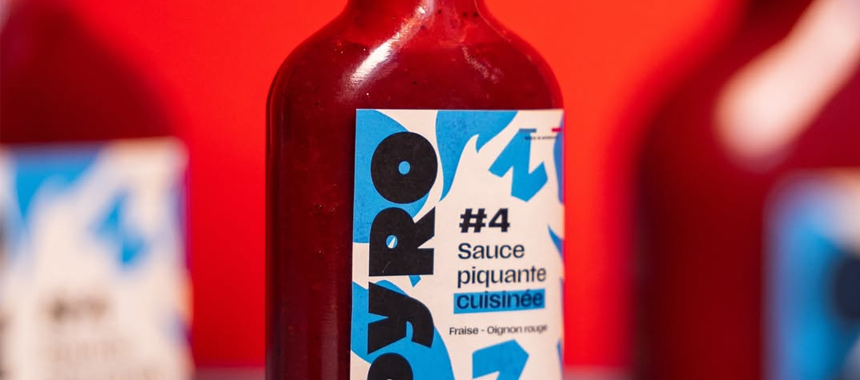 Sauce Pyro fraise oignons rouges