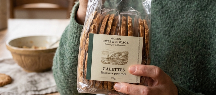 Galettes aux pommes 160g Maison Côte & Bocage