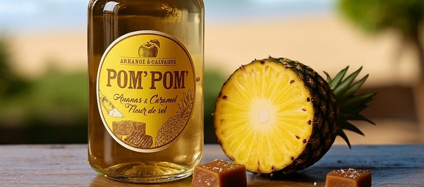 Arrangé ô Calvados Ananas Caramel fleur de sel