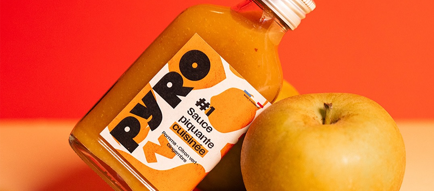Sauce Pyro pomme citron gingembre
