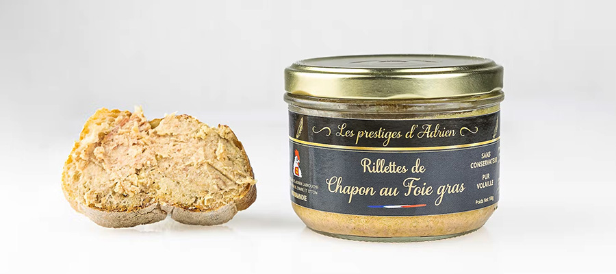Rillettes de Chapon au foie gras Adrien & Cie