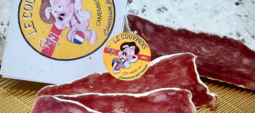 Saucisson au Camembert Atelier Couvinois 200g 