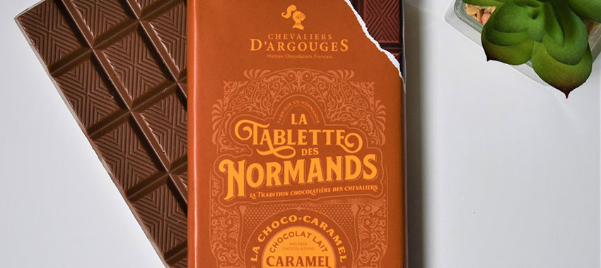 Tablette des normands chocolat caramel